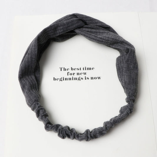 Women Temperament Knitting Cross Shape Hair Band, HC8960A, HC8960B, HC8960F, HC8960G, HC8960H, HC8960K, HC8960WR, HC8960Y
