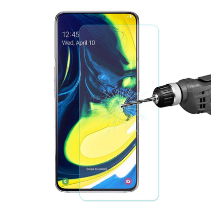 ENKAY Hat-Prince 0.26mm 2.5D 9H Tempered Glass Protective Film for Samsung Galaxy A80